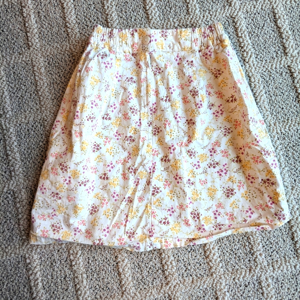 4T Floral Skirt, Little Girls Casual Skirt